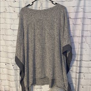 White House Black Market poncho wrap